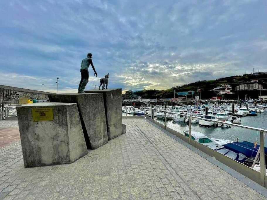 Utsa Eski Piso Con Encanto En 1ª Linea De Puerto Bermeo Bagian luar foto